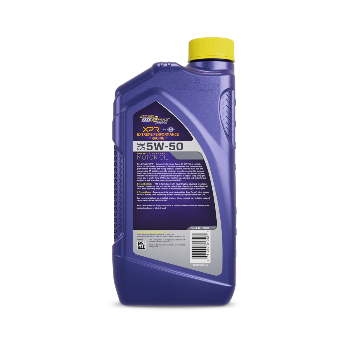 Royal Purple 1qt Xpr 5w 50 Back 1500 Lowres Transparent 01052