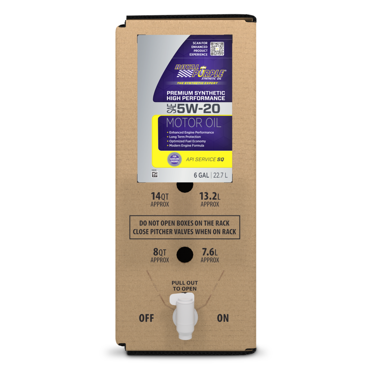 Royal Purple Bag In Box Api 5w 20 Front 3000 Lowres Transparent 60520